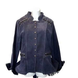 The Pyramid Collection Navy Riding Jacket Size XL